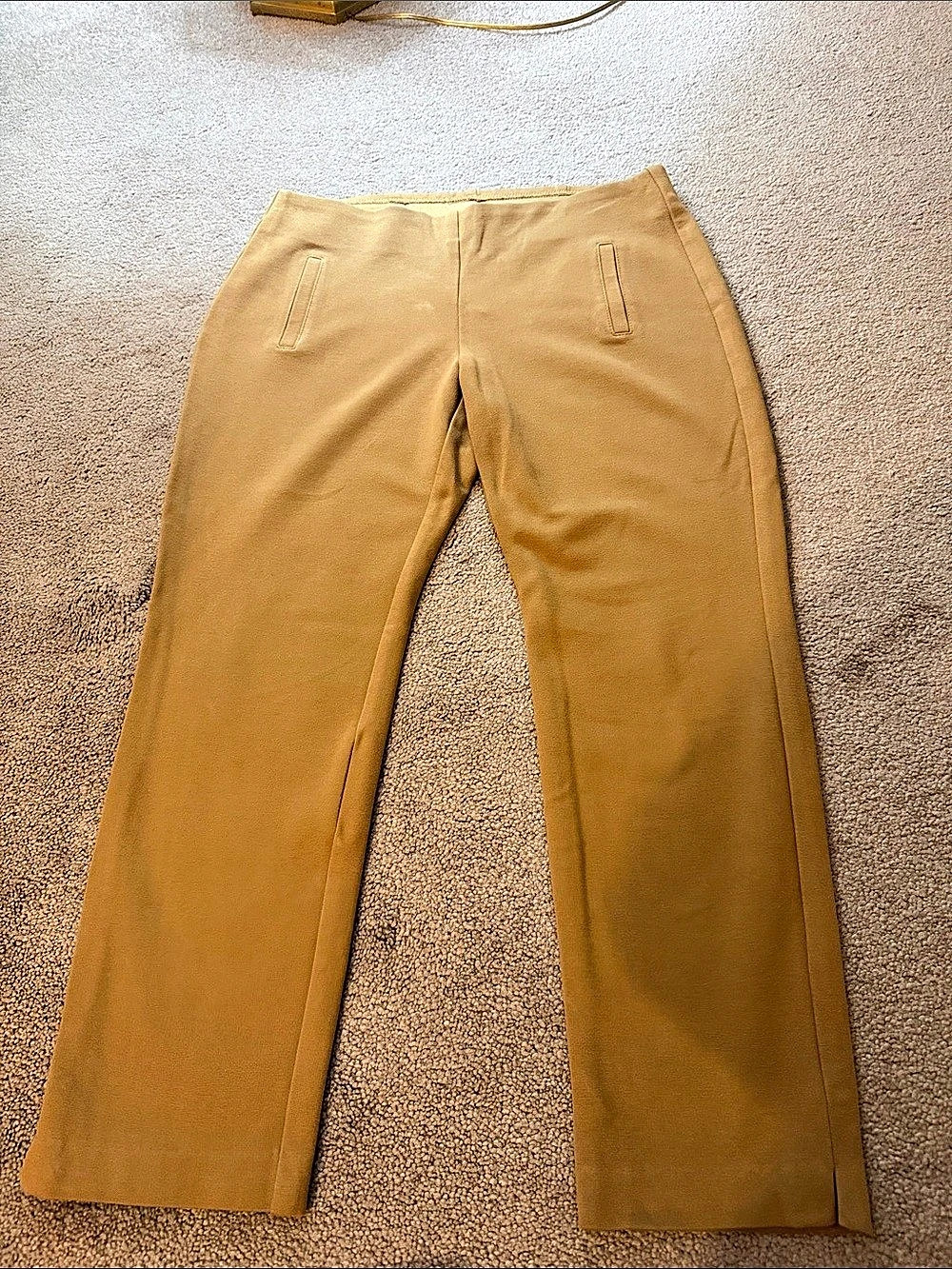 Chico'Small So Slimming Brigitte Pull-On Ankle Pants Brown Small